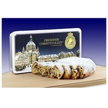 드레스덴 크리스마스 오리지널 드레스덴 크리스트 슈톨렌 캔포장 1kg, One