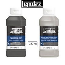 리퀴텍스 아크릴물감 유화 블랙 그레이 젯소 237ml 낱개 / 옵션선택, 블랙 젯소