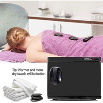 온장고 물수건 타투 온장기 미용실 사우나 스팀타올, 25L 블랙 UV 살균 및 자외선