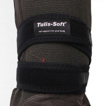 툴리스 소프트 더블 무릎보호대 - 등산 마라톤 스포츠 무릎보호밴드, 1개