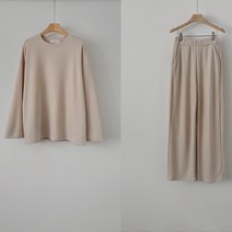 에피소드 여성 한 벌 상하복 라운드 티셔츠 밴딩 팬츠 상하의세트