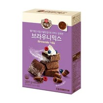 CJ 아이들간식 브런치 홈파티 브라우니믹스 320g 영양간식 한끼식사, 26개