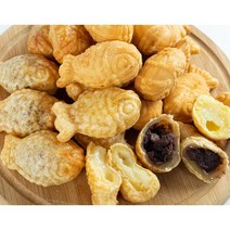 우리밀로 만든 미니통팥붕어빵.슈크림붕어빵1kg(20g 50개), 500g, 2개