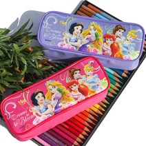 디즈니 외 정품 프린세스2 사각 필통 3color, 프린세스2 사각필통 핫핑크, 1개