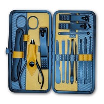 더알뜰몰 손발톱깍이 얼굴 피부 관리 15종 세트, 옐로우