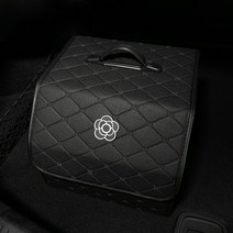 깔끔한정리 상자 접이식 박스 플락스틱 보관함 조립형 트렁크, 동백-스몰 블랙 수납함