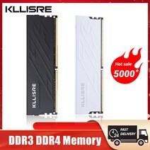 반달마켓 DDR416g Kllisre-DDR3 DDR4 4GB 8GB 16GB 메모리 램 1600 1866 2400 2666 MHz 데스크탑 Dimm Non-ECC DDR3 320, DDR4 4G 2666 BlackX2