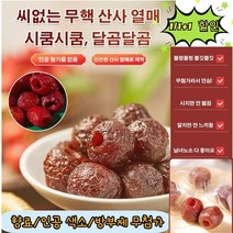 1/1+1 무핵 산사 열매 간식 씨 없는 건조 산사 나무 열매 건산사 탕후루 산사 나무 열매 원과 가공 과육 당조림 말랭이, 100g
