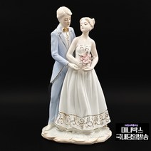 미나박스 도자기 야드로인형 피겨린 장식 인형 1/ 도자기 피겨린 야드로 스타일 웨딩 선물 포슬린 유럽 엔틱 장식 인형, 11.웨딩마치
