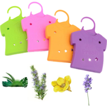 [FreeManenr] 원룸 자취방 옷걸이형 옷장용 의류 수납공간 미니 탈취제 / 라벤더향 로즈마리향 숲속향 프리지아향 택1, 로즈마리향 4g