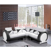 거실 소파 세트 코너 소파 진짜 정품 소 가죽 단면 소파 미니멀리스트 모던 muebles de sala