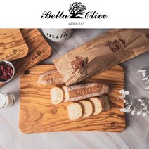 벨라올리브 올리브 우드 벨라스퀘어 사각 도마, 혼합색상