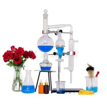 유리증류기 에센스 오일 에센셜 스팀 증기 실험용, 5. 표준 포트1000ml +EPE 위치 지정