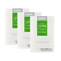 서양탕국 그린커피빈 추출물 분말 스틱 그린빈 생두 클로로겐산 효능 인도산, 3개, 50포