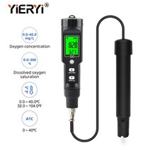 Yieryi 디지털 DO9100 용존 산소 측정기 수질 시험기 수족관 실험실 양식업 연못