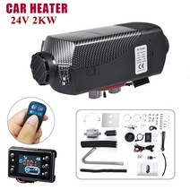 무시동히터 캠핑 차박용 컴팩트 5KW 12V/24V 디젤 에어 히터 주차 원격 제어 LCD 모니터 포함 RV 캠핑카 트레일러 트럭 보트용, [02] 24V 5KW