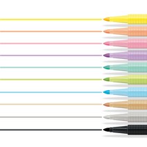스테들러 삼각 파스텔 형광펜 362C, 파스텔핑크 C-210