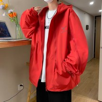 남자 코트 자켓 산계 모터 무드 바람막이 남성 가을 트렌드 디자인감각 레드 카고 재킷 W8818 4994912496
