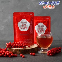 프리미엄 문경 오미자 원액 담은 오미자차 고지베리 전통차 회사 거래처 단체 음료 선물세트 30포 x3박스