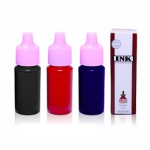 단면/양면 만년 결재인 전용잉크 10ml 전용 수성 리필 패드 도장, 먹색