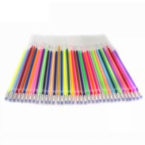 Gel Pen Refill Multi Colored Painting Ink Ballpoint Rod for Handle School Stationery 48 Pcs/set, 한개옵션0