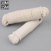 백수청년 안전로프 밧줄로프 캠핑로프 다목적 면로프 면로프 빨래줄 다용도줄 와이어로프 캠핑빨래줄 휴대용빨래줄 빨래건조 스크래처, 10M