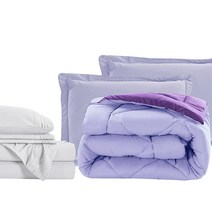 Elegant Comfort 7피스 베드 인 어 백 이불 및 시트 세트 - 럭셔리 1500수 7피스 캘리포니아 킹 사이즈 베드 인 어 백 아늑한 침대 시트 및 이불 세트 얼룩