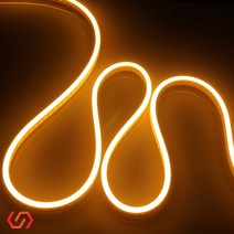 SB 12V용 오토바이 자동차 V3 실리콘 면발광 스마일등 웜화이트 LED바, 웜화이트 10cm단위 (길이 