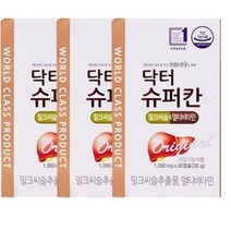 닥터슈퍼칸 밀크씨슬 함유 간영양제 30캡슐 X 3개, 3박스, 30정
