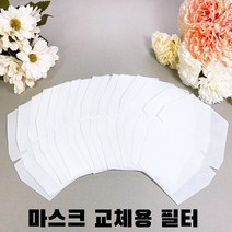 블랙마스크 교체필터 리필필터 기본필터 50장(60g) -소형 (마스크 불포함), 1팩