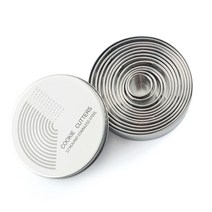 조리일기 원형 쿠키 모양틀 세트 12종, 1#