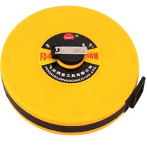 인테리어 공사 원형 측정줄자 10-100M 6종 토목 건축 측량, 100M