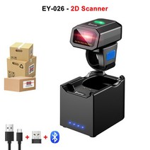 바코드스캐너 Eyoyo-2D 무선 블루투스 미니 웨어러블 링 바코드 스캐너 창고 휴대용 안드로이드 iOS 윈도우 지원, [01] 2D Scanner, 01 2D Scanner