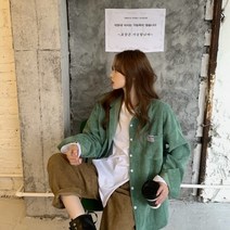 [NU617]세이디 루즈핏 코듀로이 셔츠