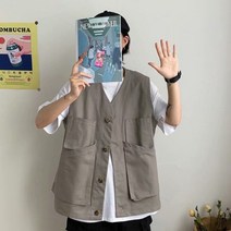 [최저가]아메카지 캐주얼 포켓 조끼