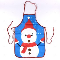크리스마스 XMAS 파티 축제 산타클로스 앞치마 타입E