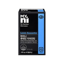 일동제약 마이니 눈영양제 루테인 지아잔틴 황반색소 마리골드꽃 DHA EPA 안구건조 항산화, 3개, 30일분