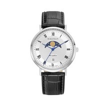 로만손 [로만손]카이로스 클래식 문페이즈 가죽시계 RWTLFM1B2400WHSI0