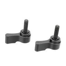 저무리 KIMRIG M5 수나사 길이 15mm 회전 손잡이 조절 가능한 레버 나사 어댑터 DJI Ronin-M 짐벌 스태빌라이저 핸드 핸들, 02 Black