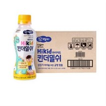 후디스 하이키드 유아 킨더밀쉬 200ml 우유 24개, 9세트