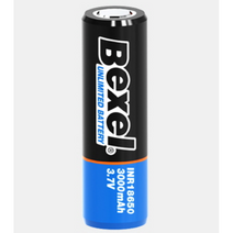 벡셀 18650 배터리 리튬이온 후레쉬 2600mAh 3000mAh 3500mAh 충전지 충전용 건전지(벌크), 1개