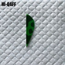 양궁 깃털 화살 물방울 모양 전통 2 인치 24 개, 07 green