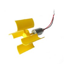 1pcs 3v-5v 소형 모터 수직 풍력 터빈 블레이드 발전기 diy 키트, 기본