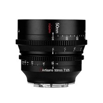 7artisans 7 아티산 25mm/35mm/50mm T1.05 라지어퍼처 시네렌즈 광각 수동포칼 로우 디스토션 미니 시네마 렌즈 (50mm 라이카/시그마/파나소닉 L용), 50mm T1.05_for Leica/Sigma/Pan