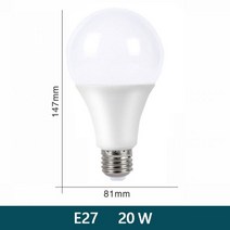 LED 전구 램프 람파다 AC 220 V-240 V 콜드 웜 화이트 스포트라이트 E27 E14 3 W 6 9 12 15 18 20W, E27 20W, Cold Whtie, AC220V