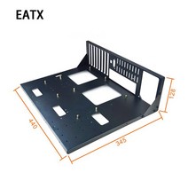 서버컴퓨터 오픈 컴퓨터 섀시 듀얼 웨이 서버 E-ATX/ATX 마더 보드 브래킷 테스트 랙 냉각, 02 EATX