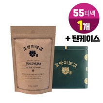 국산 패밀리 어린이 작두콩차 맥도라지차 도라지차 맥문동차 국내산 100% 유아 온가족 맑은 볶은 부드러운 가루 고소한 티백 음식 선물 세트 뿌리 도라쥐 작두공 맥문동 즙 탕비실, 55티백 x 1개 (틴케이스 포함)