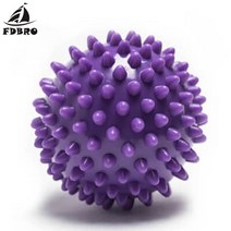 토구 트라택 트라텍 볼란스 마사지 볼 공 FDBRO 7CM PVC 발바닥 고슴도치, 보라색