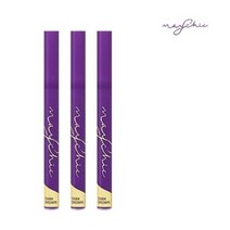 메이시크 매직 픽스 핑거팁 아이브로우 틴트, 다크 브라운, 3개