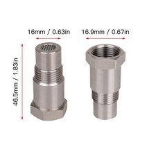 촉매 오토바이 머플러 촉매제 소음기 부품 자동, 1.O2 Sensor Adapter
